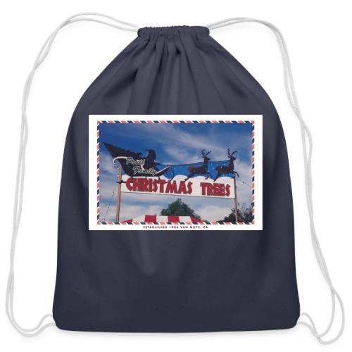 Priut Christmas Tree Shop - Cotton Drawstring Bag