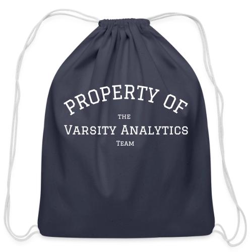 Varsity Analytics (Dark) - Cotton Drawstring Bag