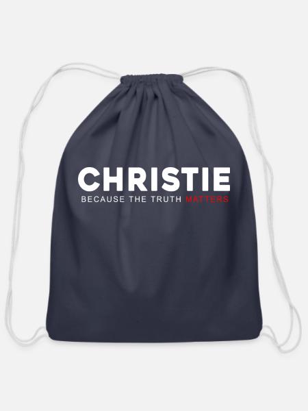 CHRIS CHRISTIE 2024 - Cotton Drawstring Bag - navy