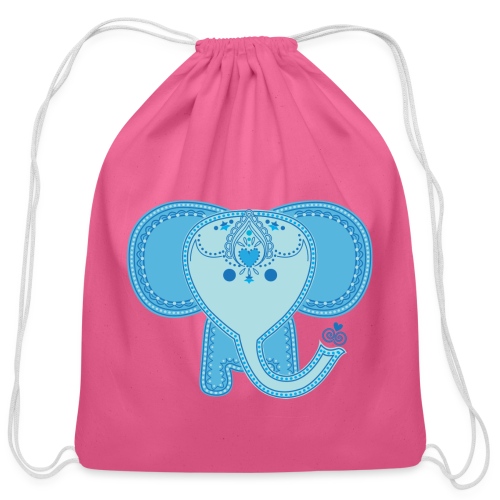 Baby Elephant - Cotton Drawstring Bag