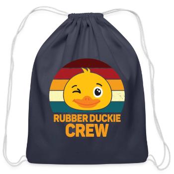 Rubber Duck Rubber Duckie Crew - Cotton Drawstring Bag - navy - Front