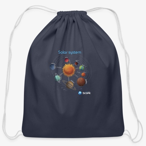 Solar System Scope : Solar System - Cotton Drawstring Bag