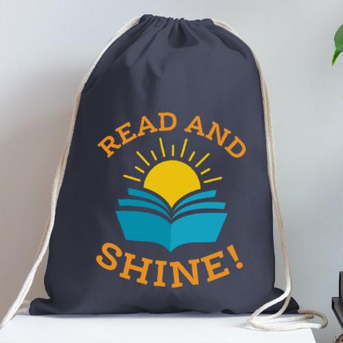 Read and Shine! - Cotton Drawstring Bag