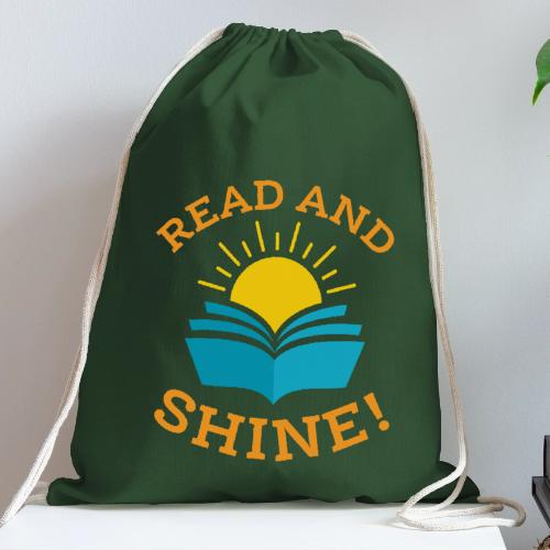 Read and Shine! - Cotton Drawstring Bag
