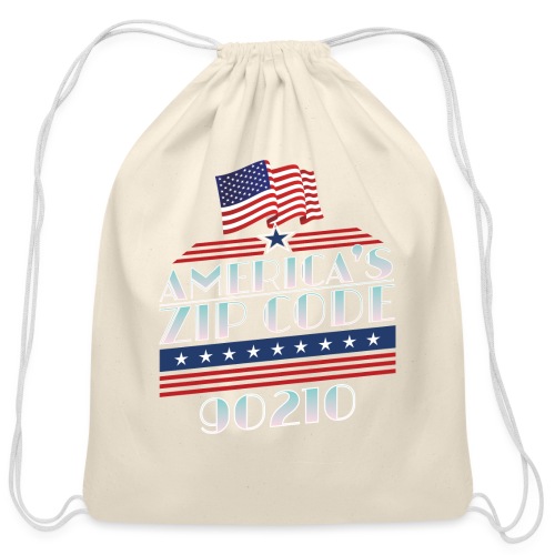 90210 Americas ZipCode Merchandise - Cotton Drawstring Bag