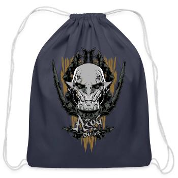Le Hobbit Chef Orque Azog Le Profanateur - Sac à cordon en coton - navy - Devant