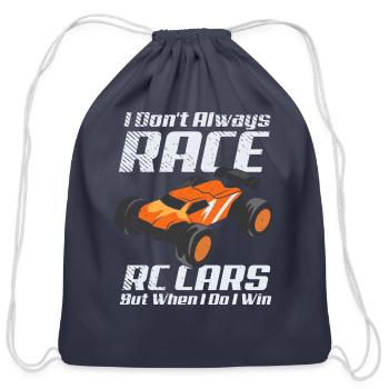 Rc Car Radio Control Car Model Cars - Cotton Drawstring Bag - navy - Front