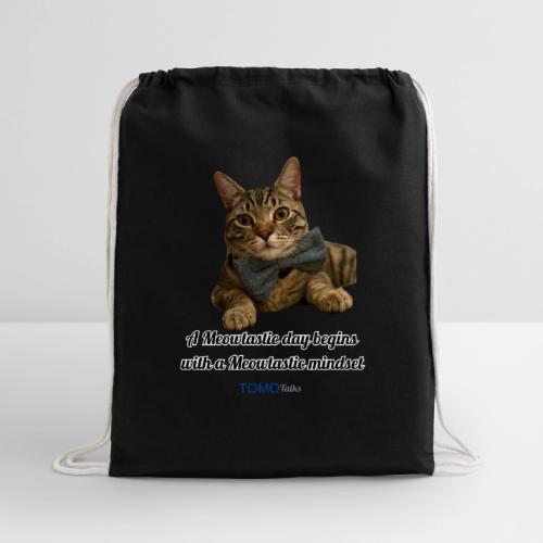 Meowtastic Mindset - Cotton Drawstring Bag