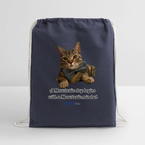 Meowtastic Mindset - Cotton Drawstring Bag