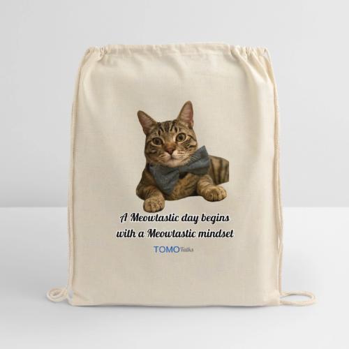 Meowtastic Mindset - Cotton Drawstring Bag