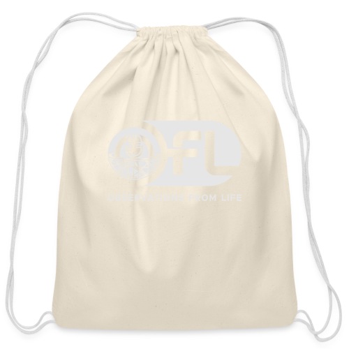 Observations from Life Logo - Cotton Drawstring Bag