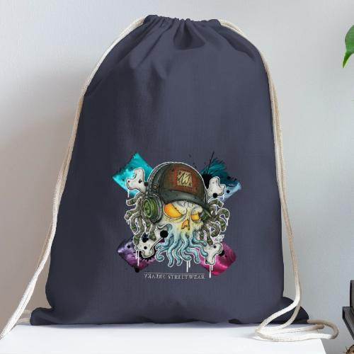 cthulhic Freakhead - Cotton Drawstring Bag