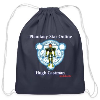 PSO Hugh Castman - The PhasBoys - Cotton Drawstring Bag - navy - Front