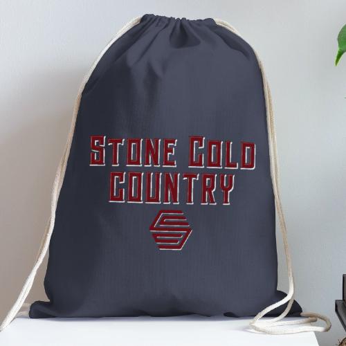 Stone Cold Country Band - Full Logo - Cotton Drawstring Bag