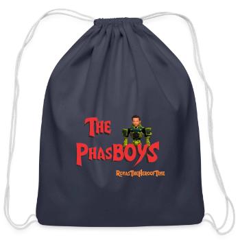 RoxasTheHeroofTime - Hugh Castman - The PhasBOYS - Cotton Drawstring Bag - navy - Front
