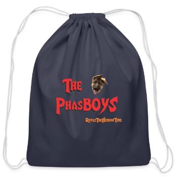 RoxasTheHeroofTime - Dogmeat - The PhasBOYS - Cotton Drawstring Bag - navy - Front