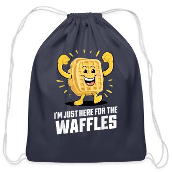 Funny Quilting Design For Women Girls Sewing Quilt - Cotton Drawstring Bag - navy - Front