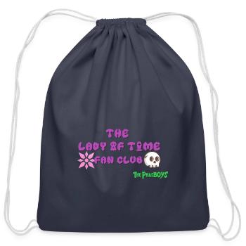 The Lady of Time Fan Club - The PhasBOYS - Cotton Drawstring Bag - navy - Front