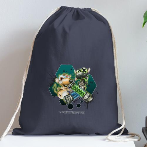 rats in love - Cotton Drawstring Bag