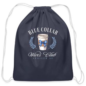 Blue Collar Wives Club Spoiled AF - Cotton Drawstring Bag - navy - Front