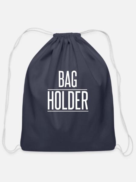 Bagholder BTC - Cotton Drawstring Bag - navy