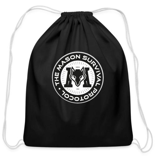 MasonSurvival Protocol - Cotton Drawstring Bag