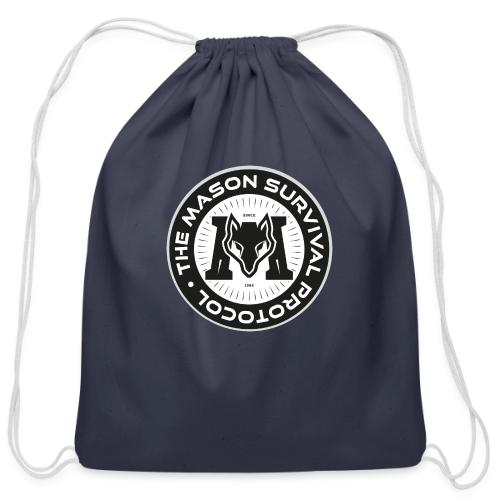 MasonSurvival Protocol - Cotton Drawstring Bag