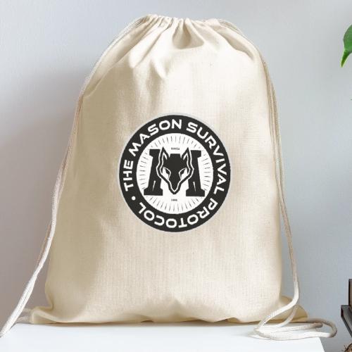 MasonSurvival Protocol - Cotton Drawstring Bag