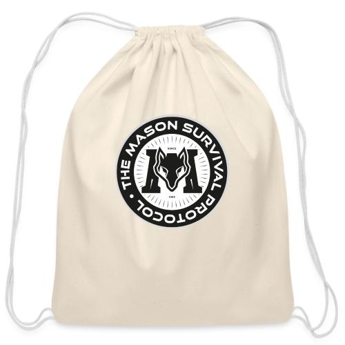 MasonSurvival Protocol - Cotton Drawstring Bag