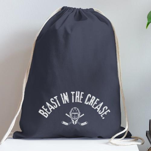 BEAST IN THE CREASE - Cotton Drawstring Bag
