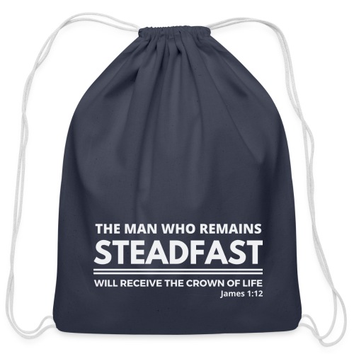 The Man Who Remains Steadfast - Cotton Drawstring Bag