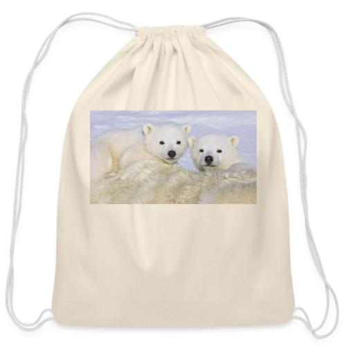 polarbears - Cotton Drawstring Bag
