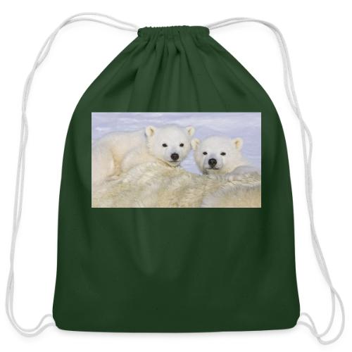 polarbears - Cotton Drawstring Bag