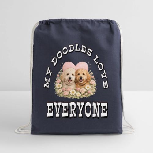 My Doodles Over Everyone - Cotton Drawstring Bag