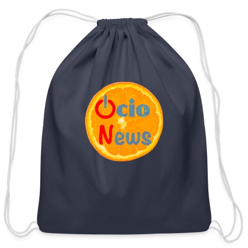 OcioNews - Orange - Cotton Drawstring Bag