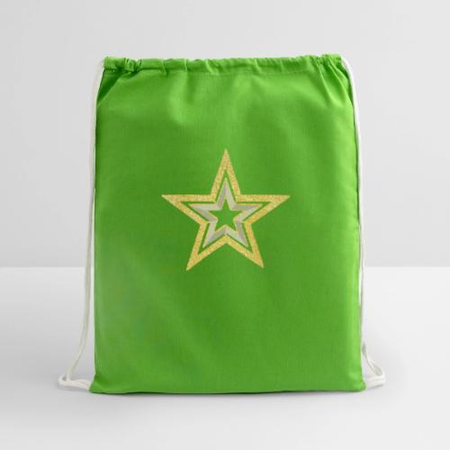 Star - Cotton Drawstring Bag