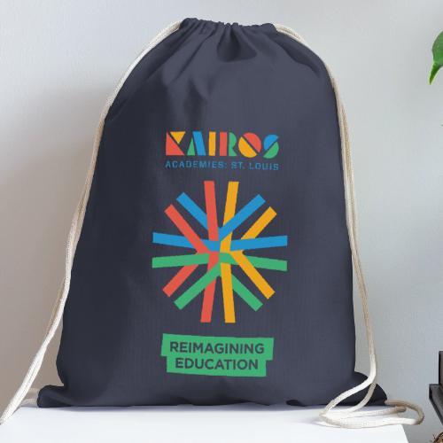 Kairos: Reimagining Education - Cotton Drawstring Bag