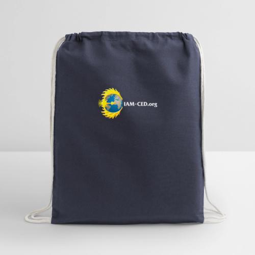 iam-ced.org Logo Phoenix - Cotton Drawstring Bag
