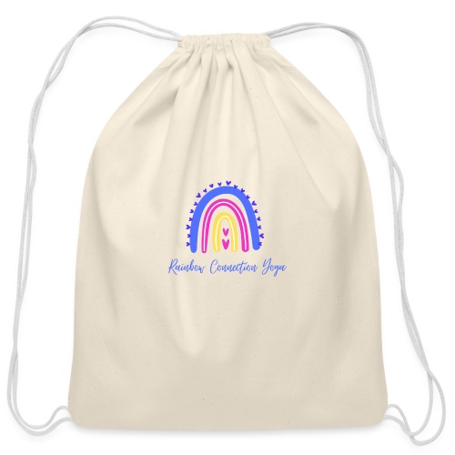 Rainbow Connection Yoga t shirt - Cotton Drawstring Bag