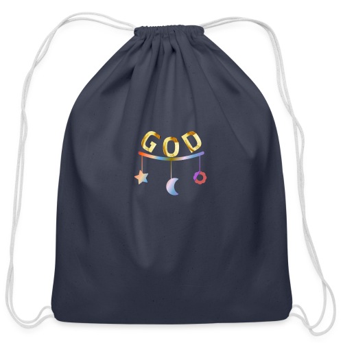 God god - Cotton Drawstring Bag