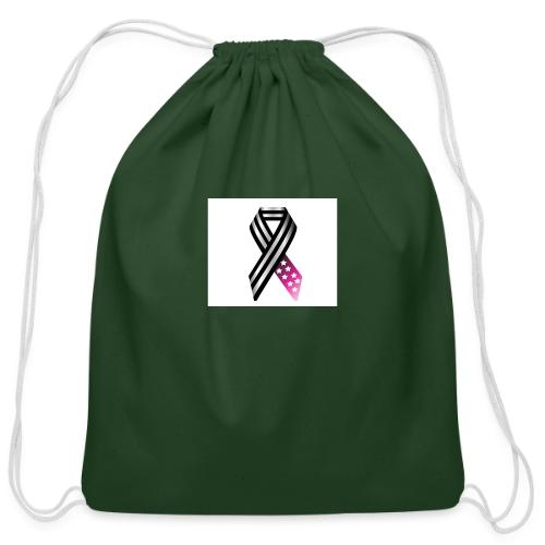 I Only Miss You When I Breathe 2 jpg - Cotton Drawstring Bag