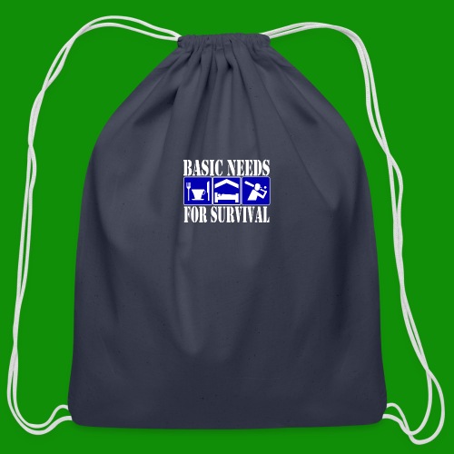 Softball/Baseball Basic Needs - Cotton Drawstring Bag