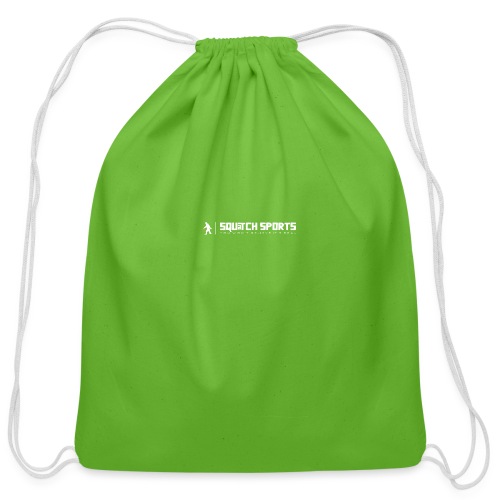 Squatch Sports white - Cotton Drawstring Bag
