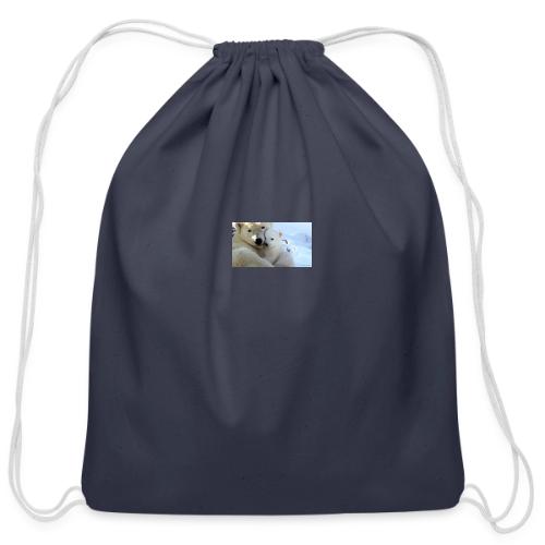 polarbearhug - Cotton Drawstring Bag
