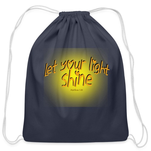 Shine Your Light - Cotton Drawstring Bag