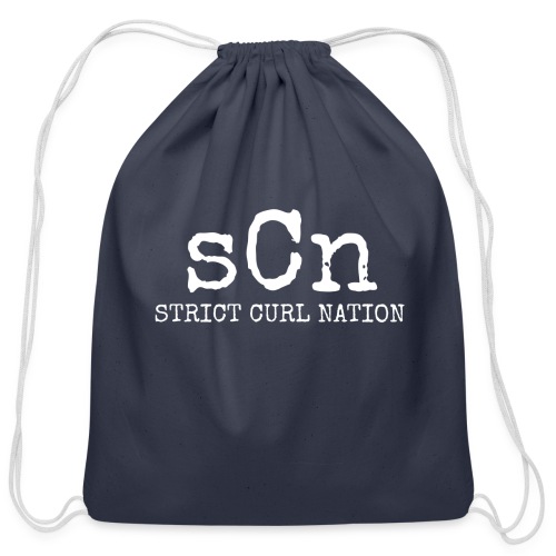 Strict curl nation logo - Cotton Drawstring Bag