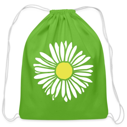 Daisy Bloom - Cotton Drawstring Bag