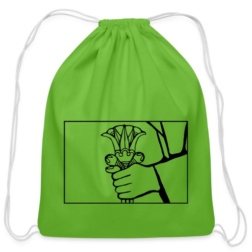 Peace and Love from Parseh - Cotton Drawstring Bag