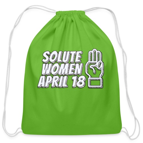 Solute Women April 18 - Cotton Drawstring Bag