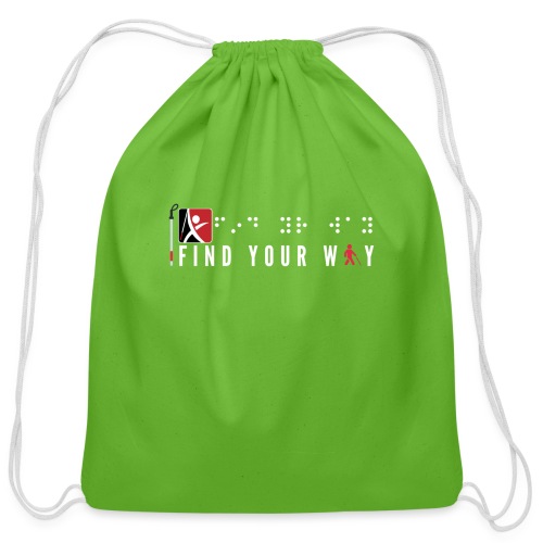 FIND YOUR WAY - Cotton Drawstring Bag